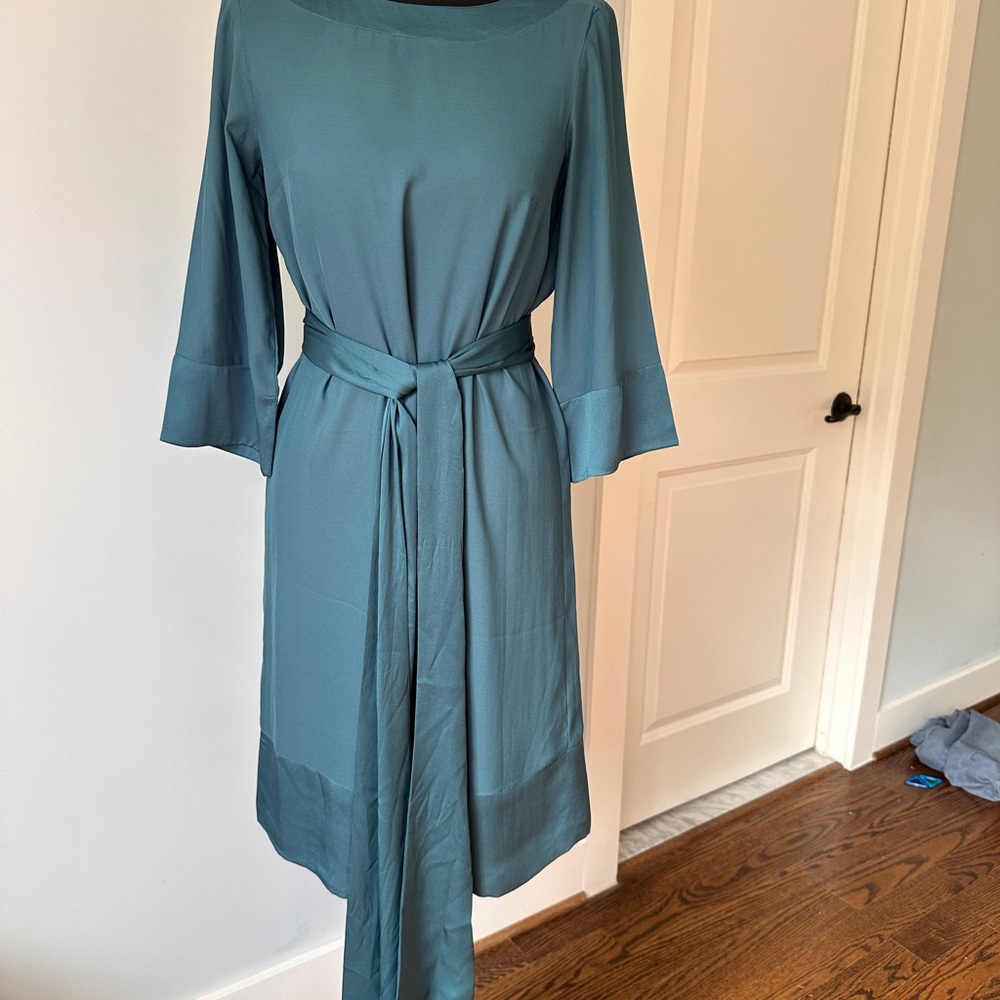 H&M Teal Long Sleeve Dress